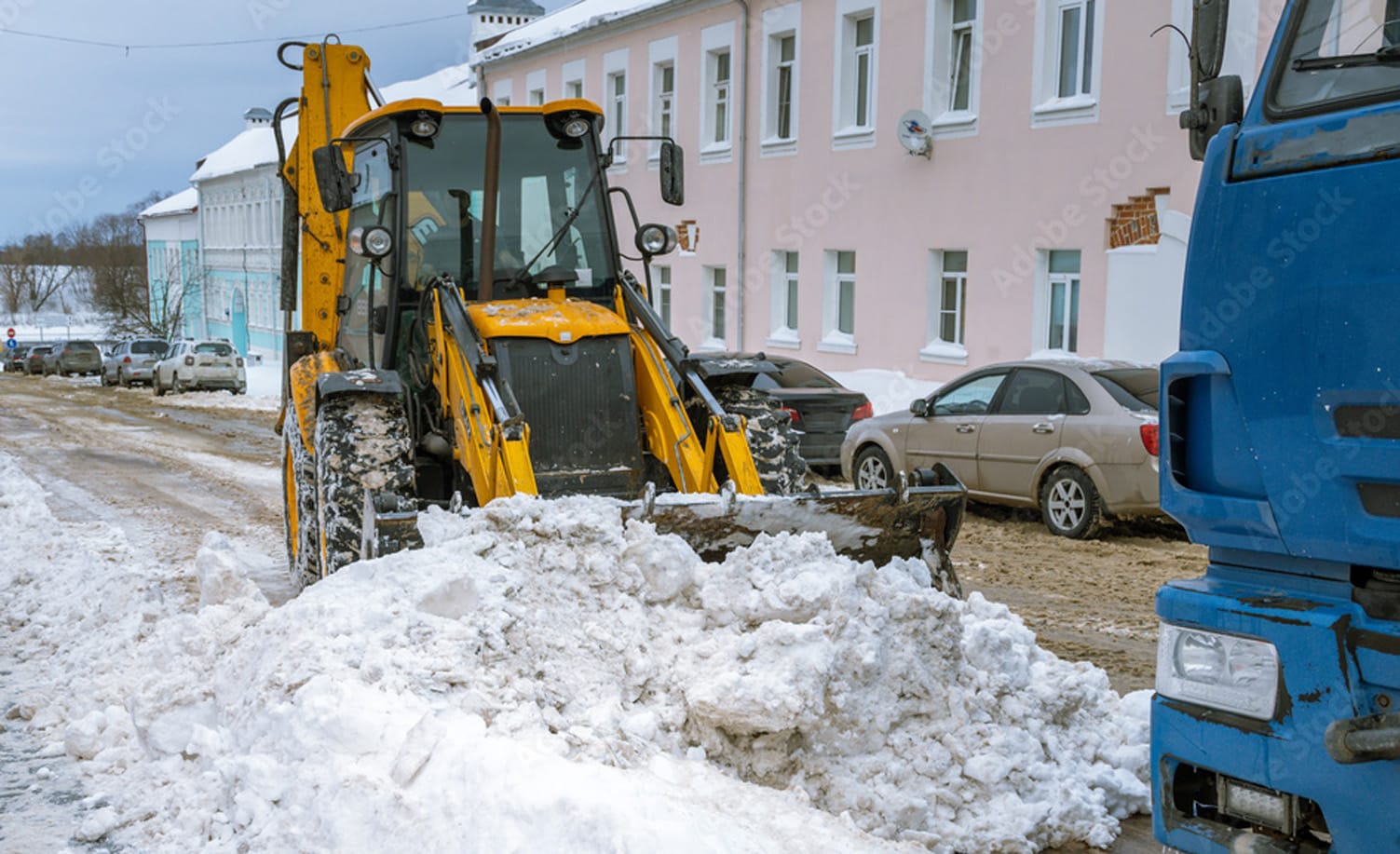 Crews Work Around the Clock to Clear Roads After Winter Storm