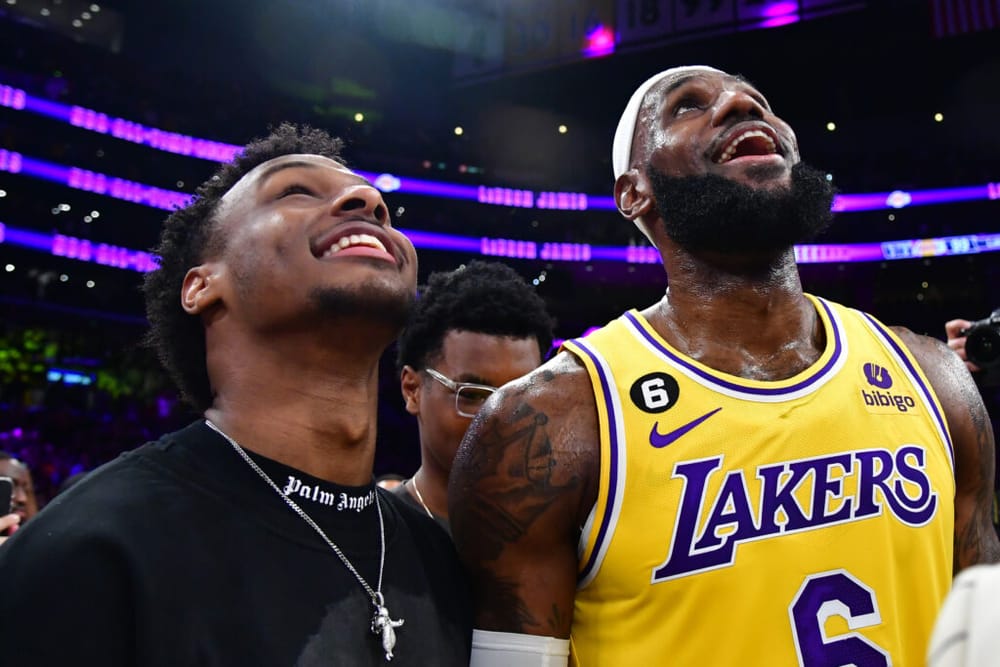 Bronny James Joins LeBron with Lakers, Making NBA History as Father-Son Duo post image