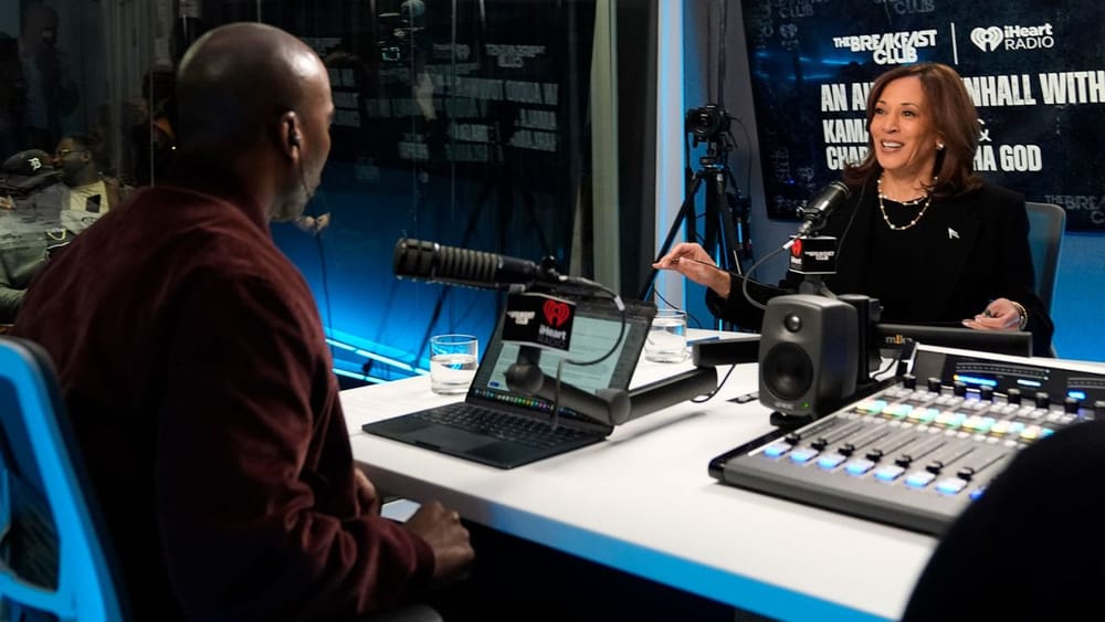 Vice President Kamala Harris Debunks Misinformation in Radio Town Hall with Charlamagne Tha God post image