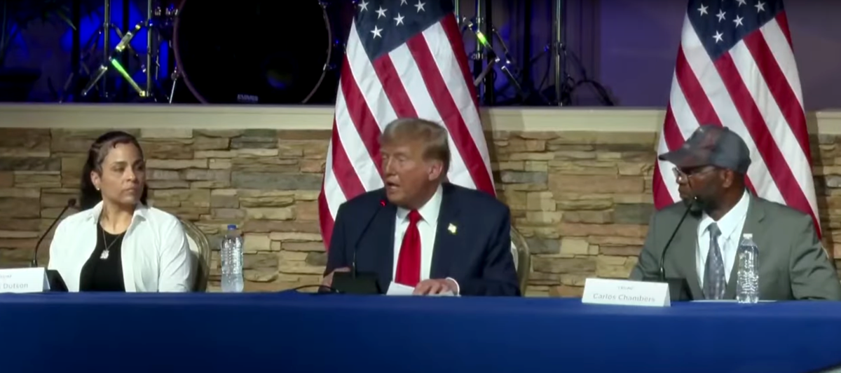 Black Trump Supporters Challenge Notion of Common Sense During Detroit Church Visit