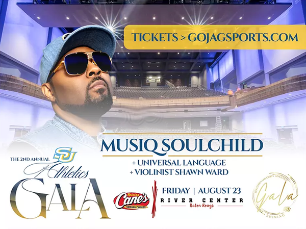 Musiq Soulchild to Headline Southern University Athletics Gala on August 23