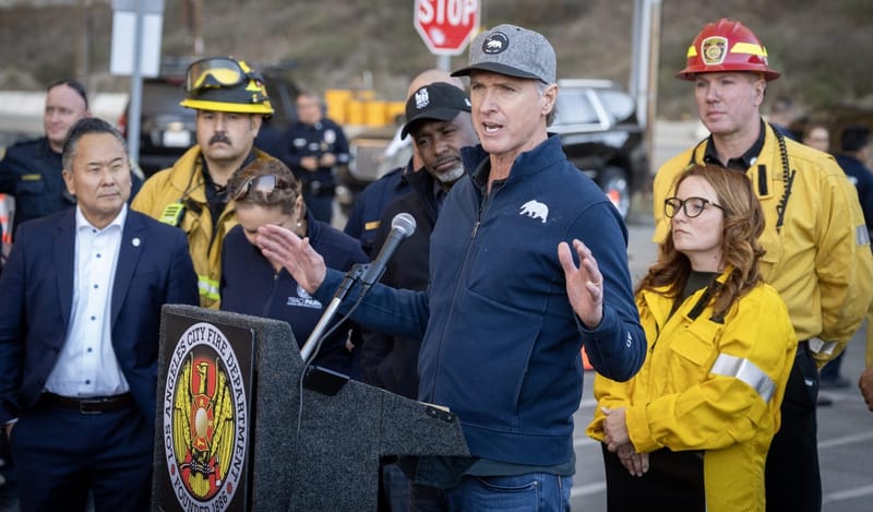 Governor Declares State of Emergency as Dangerous Winds and Fire Threaten Southern California post image